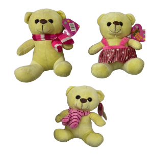 PELÚCIA URSO SENTADO 17CM BLUSA