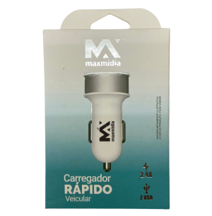 CARREGADOR VEICULAR 2.4A 2U