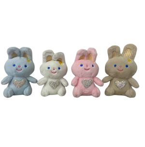 CHAVEIRO PELÚCIA STRASS COELHO 11CM