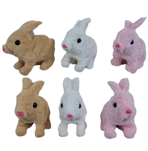 PELÚCIA COELHO 18CM MOVIMENTO E SOM