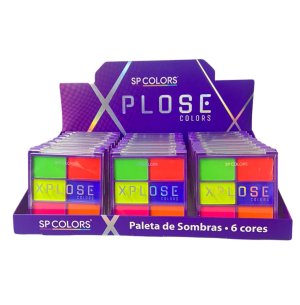 PALETA SOMBRA 6 CORES NEON