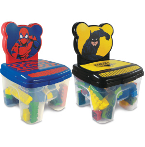 CADEIRA TOY BLOCOS 48PÇS DEFENSORES