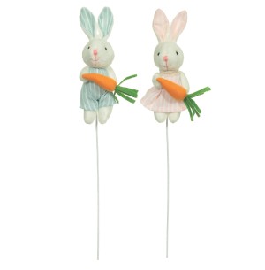 PÁSCOA ADORNO PALITO COELHO 40CM