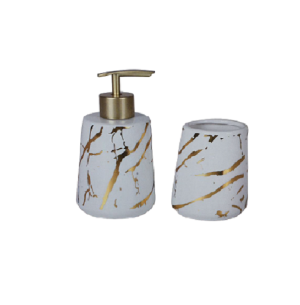 KIT BANHEIRO PORCELANA 2PÇS