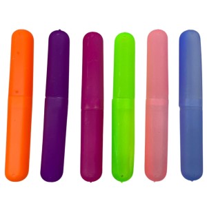 ESTOJO PLÁSTICO PORTA ESCOVA DENTAL 20CM