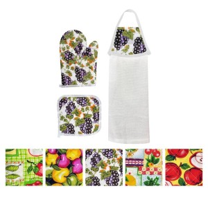 LUVA COZINHA KIT 3PÇS