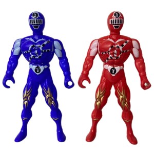 BONECO ROBÔ 17CM LUZ