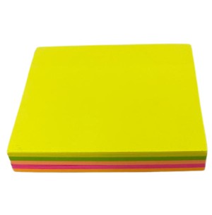 BLOCO ANOTAÇÃO ADESIVO MJ.7CM NEON