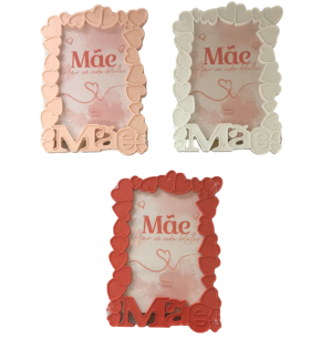 PORTA FOTO PLÁSTICO 10X15CM MÃE