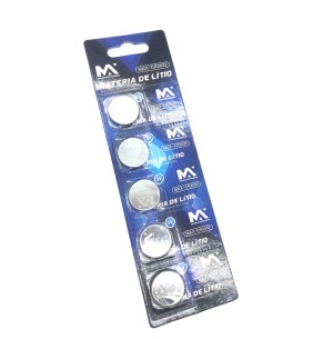BATERIA 3V 5UN CR2032 MAXMIDIA