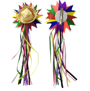 FESTA JUNINA BICO DE PATO CHAPEU PALHA 6CM