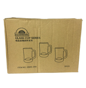 CANECA VIDRO CERVEJA 386ML C/2