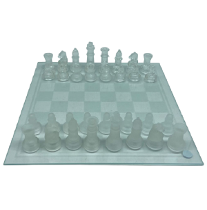 JOGO XADREZ VIDRO 20CM
