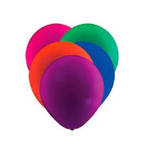 BALÃO 9 NEON SORTIDO C/25