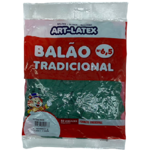 BALÃO 6.5 VERDE C/50