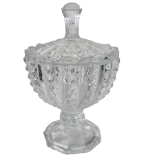 BOMBONIERE VIDRO 14X9CM