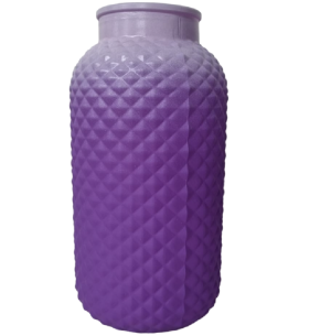VASO VIDRO 20CM COR