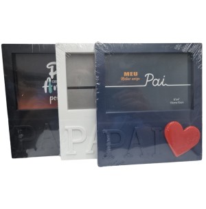 PORTA FOTO PLÁSTICO 10X15CM PAI