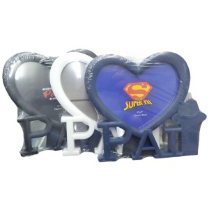 PORTA FOTO PLÁSTICO 10X15CM PAI CORAÇÃO