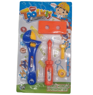 KIT FERRAMENTA INFANTIL 5PÇS