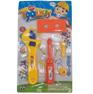 KIT FERRAMENTA INFANTIL 5PÇS