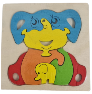 QUEBRA CABEÇA MADEIRA SORTIDO ANIMAIS