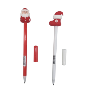  CANETA EMBORRACHADA PAPAI NOEL E BOTA