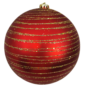 BOLA PCT 25CM DEC.GLITTER VM FOSCA