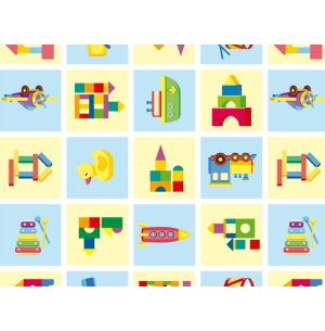 SACO METAL 30X44CM 50UN BRINQUEDOTECA