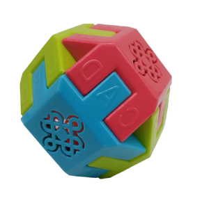 PEDAGÓGICO BOLA PEQ.QUAD.9CM 7PÇS