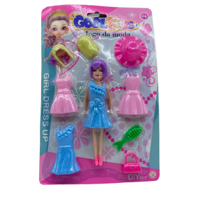 BONECA MAGRA 15CM ACES.8PÇS