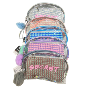 NECESSAIRE 3 TAM.23.19.13CM PELÚCIA SECRET