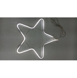 PISCA ESTRELA NEON 30CM BRANCO