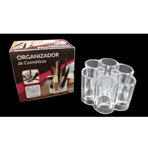 ACRÍLICO PORTA COSMÉTICOS 6X9CM 12 DIV.