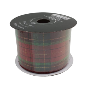  FITA ARAMADA 6,3CMX9,14M XADREZ FIO DOURADO