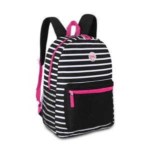 MOCHILA 41CM 2 DIVISÕES LISTRADA