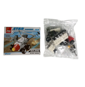 BLOCO MONTAR 31PÇS FOGUETE ESPACIAL