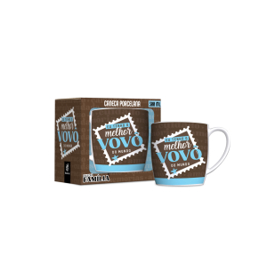 CANECA PORCELANA 300ML URBAN EU TENHO O MELHOR AVÔ DO MUNDO