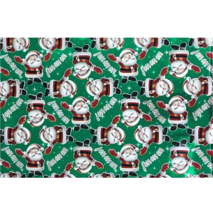 SACO METAL 20X29CM 50UN NATAL VERDE