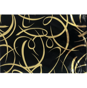 SACO METAL 25X36CM 50UN NEUTRO PRETO