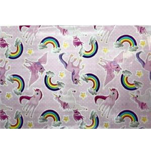 SACO METAL 25X36CM 50UN UNICÓRNIO