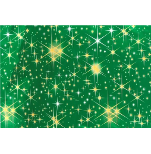 SACO METAL 30X44CM 50UN STAR VERDE