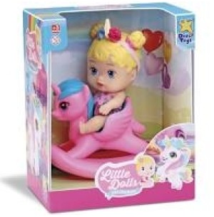 BONECA LITTLE DOLLS BALANCINHO UNICÓRNIO