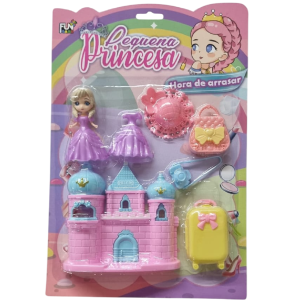 KIT CASTELO BONECA C/ACES.7PÇS