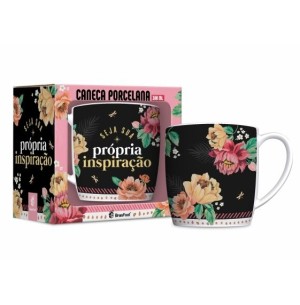 CANECA PORCELANA 300ML URBAN SEJA SUA PRÓPRIA INSPIRAÇÃO