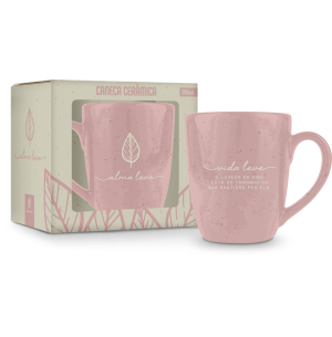 CANECA CERÂMICA PRIME 350ML ALMA LEVE