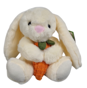 PELÚCIA COELHO SENTADO 20CM CENOURA