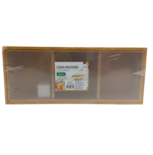 CAIXA MULTIUSO BAMBU 3 DIV.34X12CM