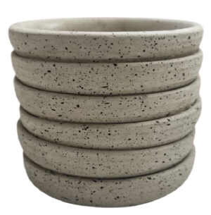 CACHEPOT CIMENTO URBAN 8X9CM CINZA