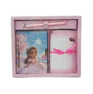 DIÁRIO CHAVE 11X15CM C/CANETA E PAPEL DE CARTA CX